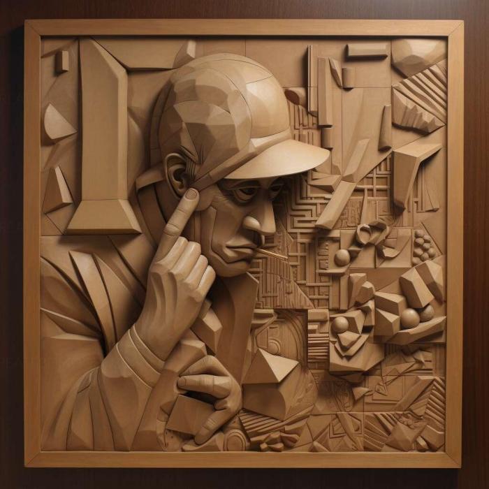 نموذج ثلاثي الأبعاد لآلة CNC 3D Art 